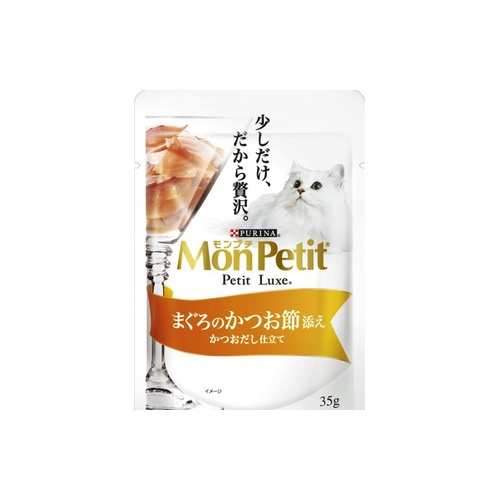 モンプチ　プチリュクスパウチ まぐろかつお３５ｇ