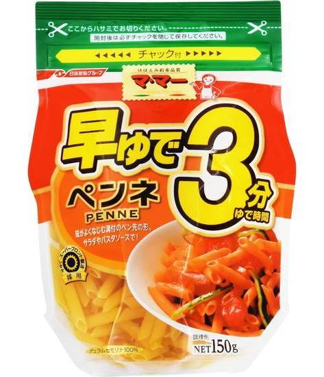 ママー　早ゆで３分ペンネ １５０ｇ